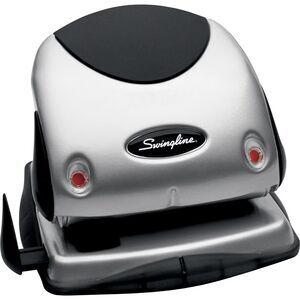 Swingline  EasyView  2 Hole Punch, 1/4" Hole Size, 20 Sheets  Model # 74055